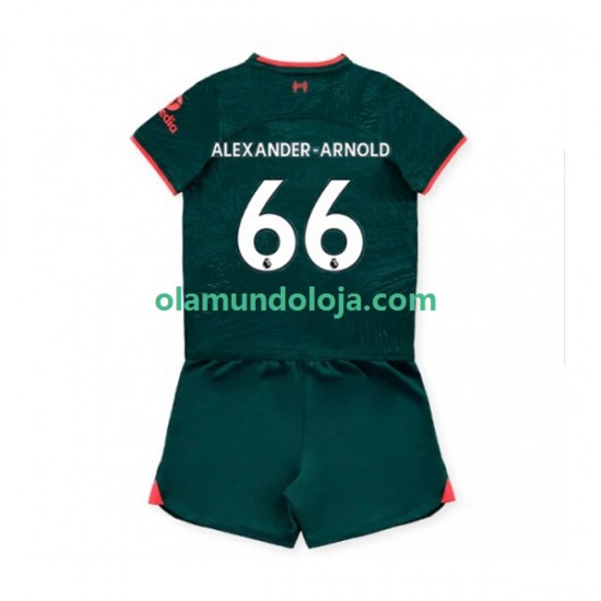Camisola Liverpool Alexander-Arnold 66 Criança Equipamento Terceiro 2022-2023 Manga Curta